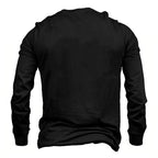 Humor Quote My Stomach Is Flat Silent L Long Sleeve Tee