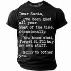 Dear Santa Ill Buy My Own Stuff Christmas Tee