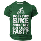 Grumpy Old Man Biker Funny 3D Graphic Print Tee