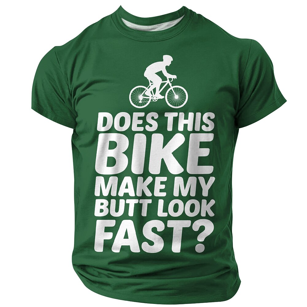 Grumpy Old Man Biker Funny 3D Graphic Print Tee