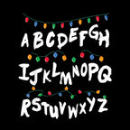 Christmas Lights Festive Holiday Graphic Casual Short Sleeve Tee