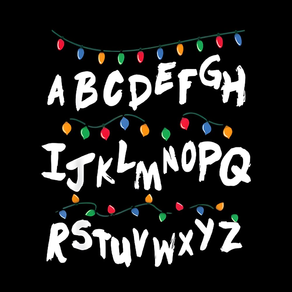 Christmas Lights Festive Holiday Graphic Casual Short Sleeve Tee