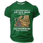 Legendary Grandpa Warning Graphic Tee Tee