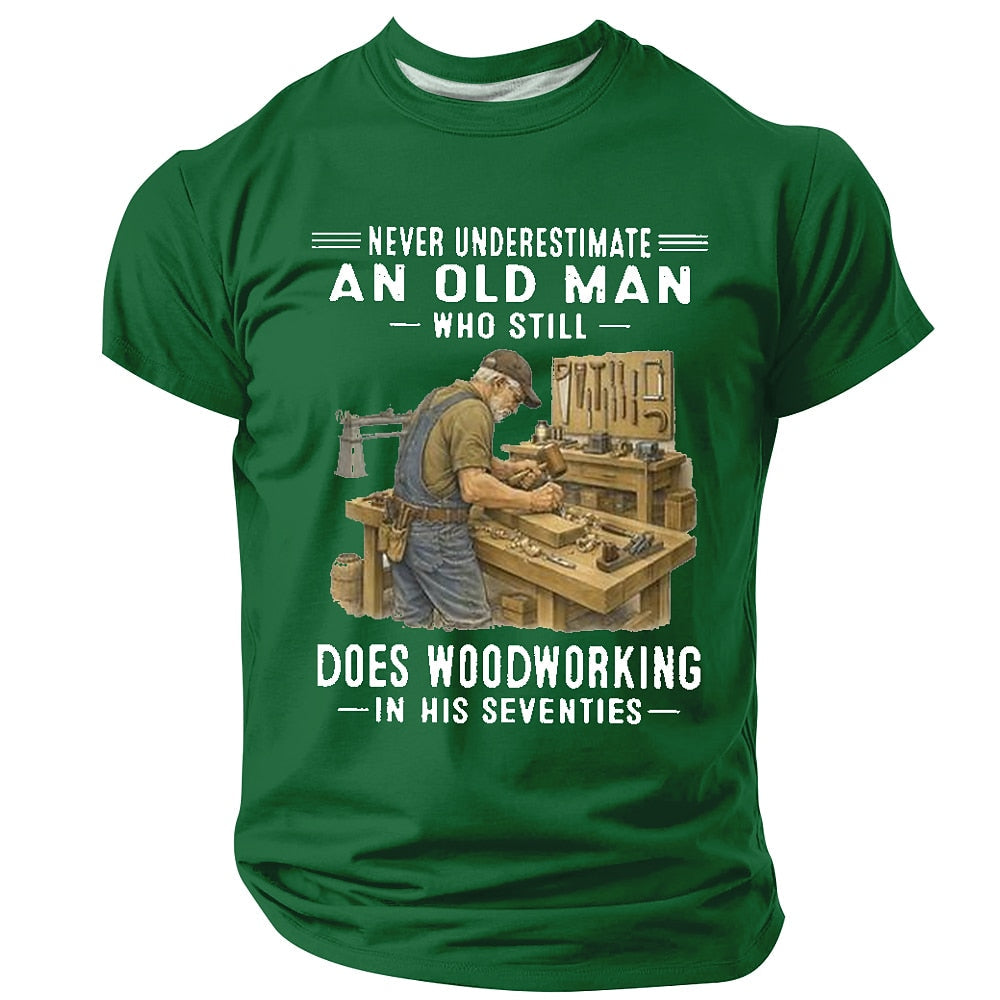 Legendary Grandpa Warning Graphic Tee Tee