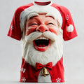 Cartoon Santa Claus Christmas Vacation Artistic Street Graphic Tee
