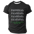 Funny Binary Code Geek Dad Graphic Shirt
