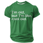 Classic Old Man Funny Quote Print Graphic Tee Shirt