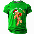 Lookin Like A Snack Gingerbread Cookie Funny Christmas Tee