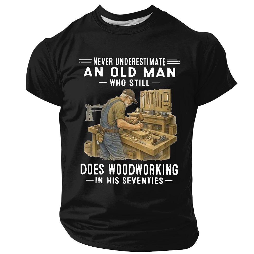 Legendary Grandpa Warning Graphic Tee Tee