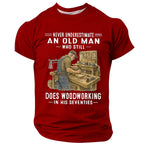 Legendary Grandpa Warning Graphic Tee Tee