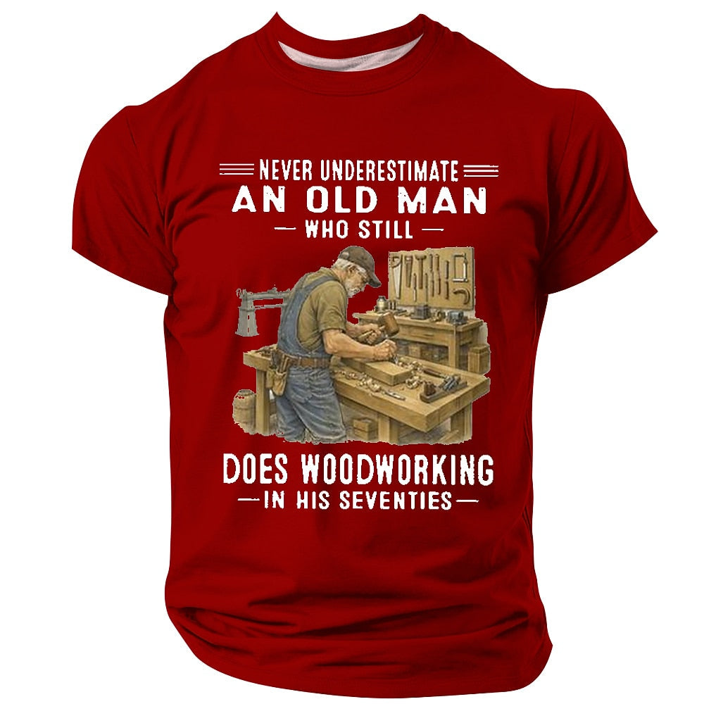 Legendary Grandpa Warning Graphic Tee Tee