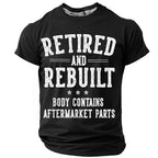 Aftermarket Parts Retirement Humor Graphic Tee