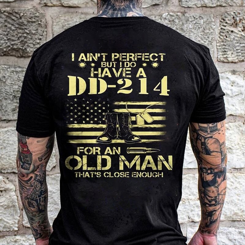 Patriotic Veteran 250th Anniversary American Graphic Short Sleeve Tee