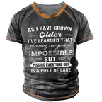 Pissing Everyone Off Funny Old Man Aging Graphic Tee