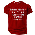 Professional Napper Retired Humor Graphic Tee