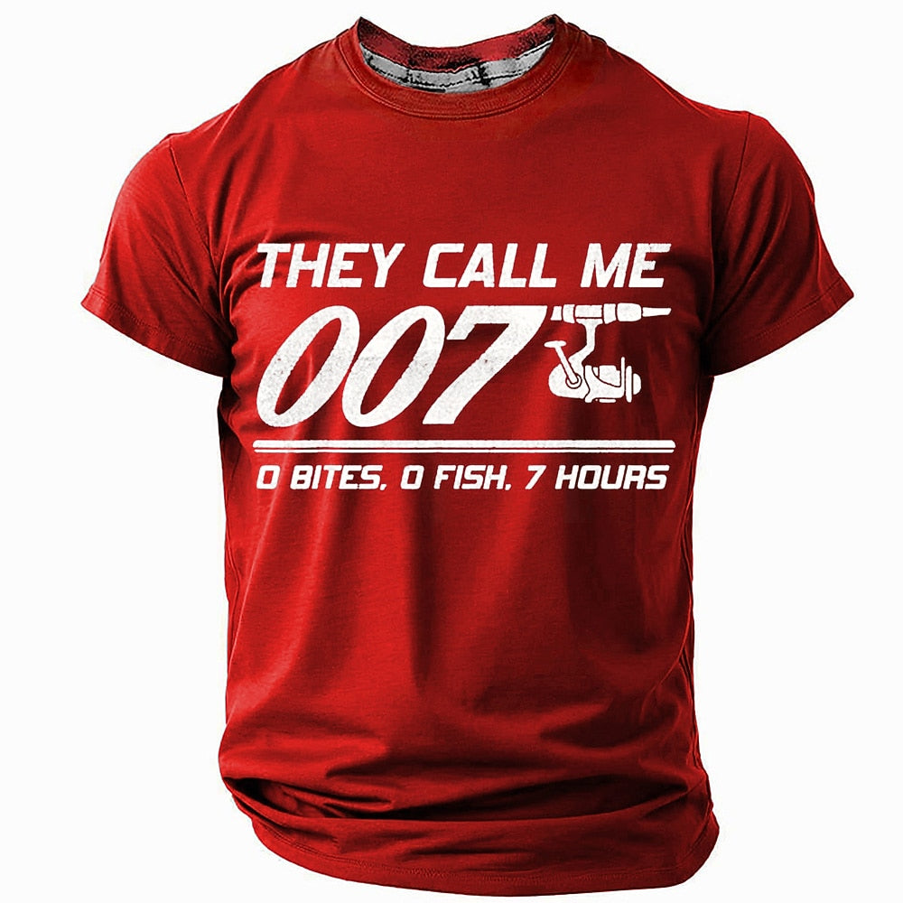 They Call Me Angler Zero Fish Funny Graphic Tee