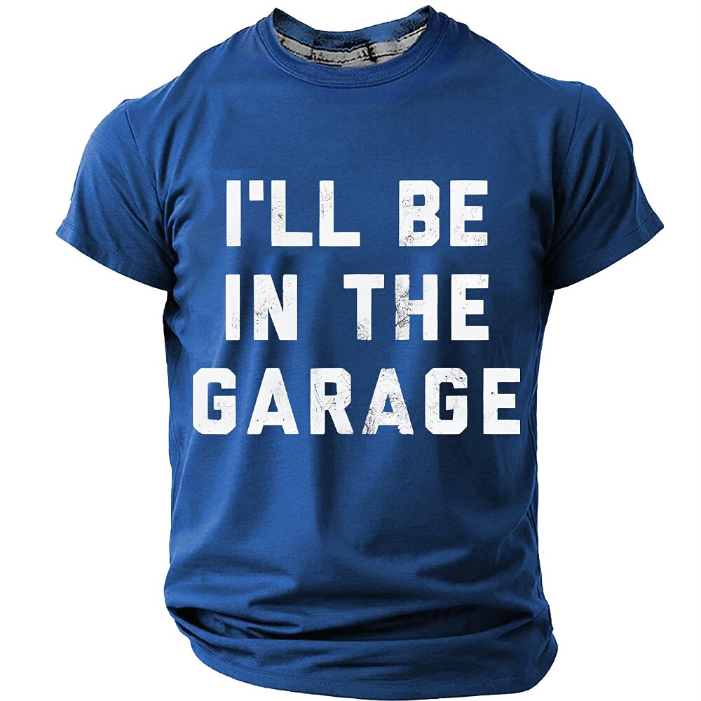 In The Garage Funny Vintage Mechanic Humor Graphic Tee