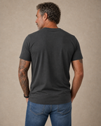 Funny Guitar Music Old Rocker Print Tee