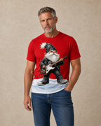 Funny Old Man Classic Casual Graphic Print Tee Shirt