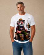 Funny Old Man Fisherman Grandpa Fishing T‑Shirt