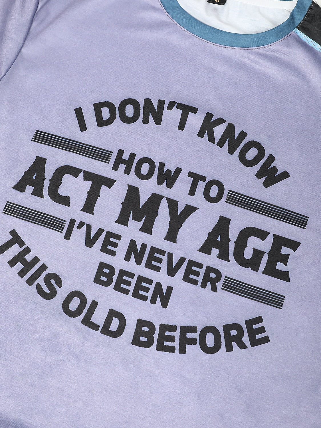 Funny Aging Wisdom Statement Graphic Shirt