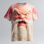 Santa Claus Christmas Designer Vacation Party Street Graphic Tee