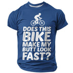 Grumpy Old Man Biker Funny 3D Graphic Print Tee
