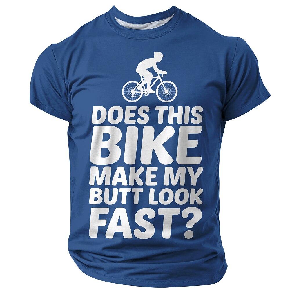 Grumpy Old Man Biker Funny 3D Graphic Print Tee