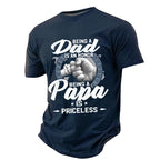 Priceless Papa Family Quote Graphic Tee