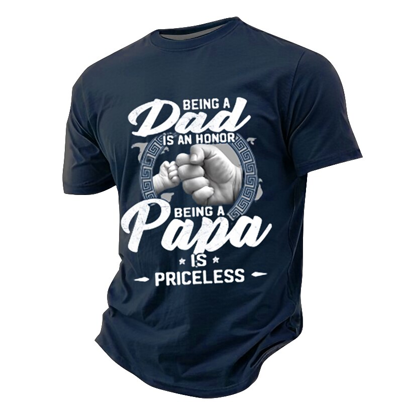 Priceless Papa Family Quote Graphic Tee