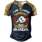 Nothing Beats Being A Grandpa Family Pride Henley Shirt