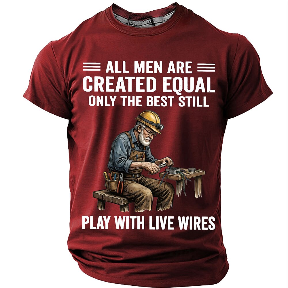 Live Wire Electrician Humor Graphic Shirt