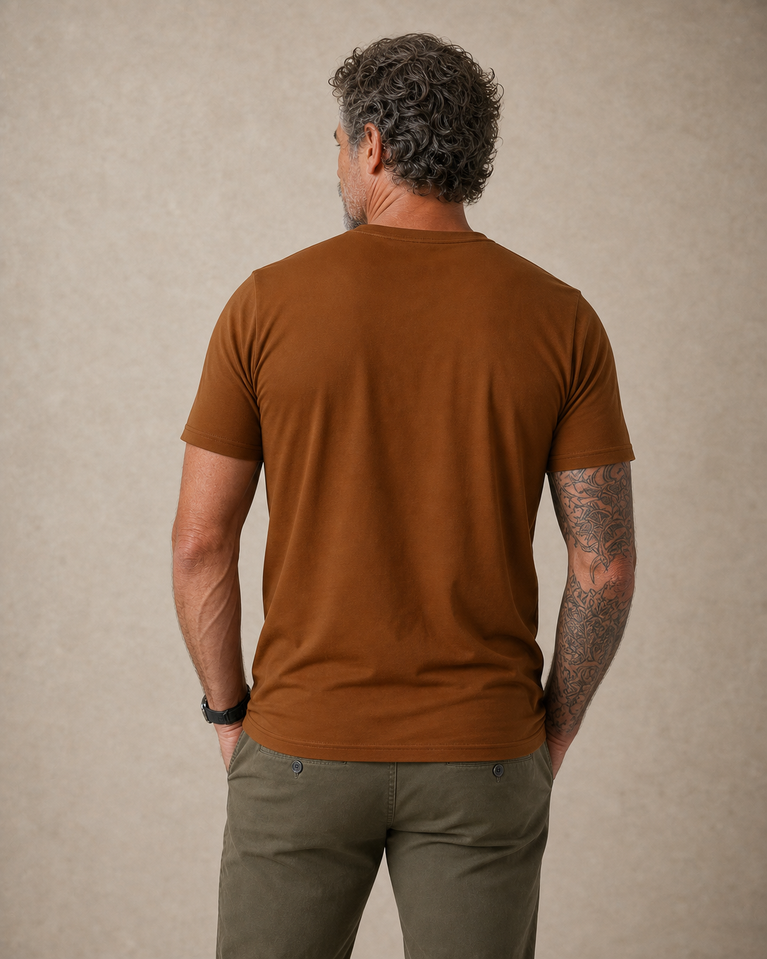 Rocker Guitar Music Lover Graphic Print Tee