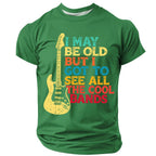 Funny Retro Music Lover Men’s Quote Vintage Guitar Music Tee
