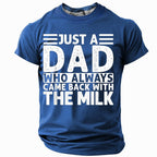 Milk Run Dad  Classic Humor Graphic Shirt