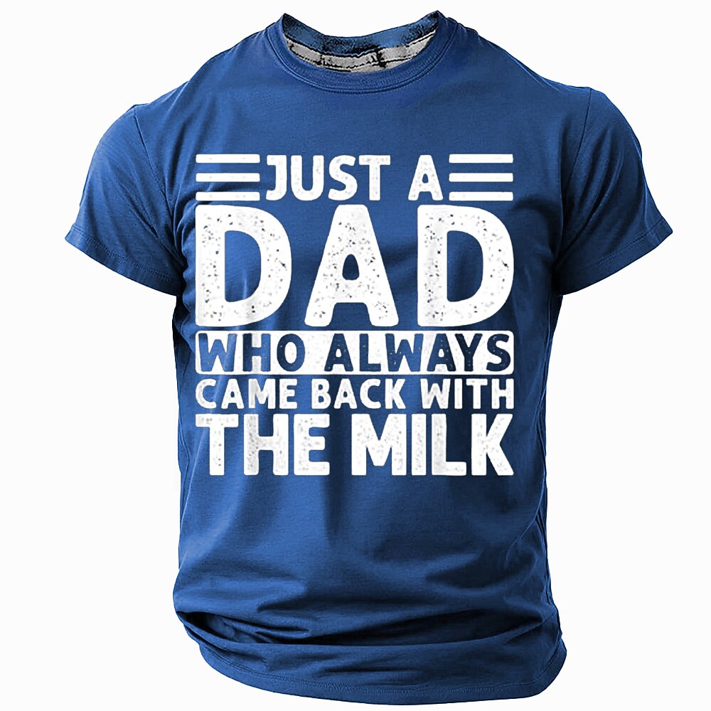 Milk Run Dad  Classic Humor Graphic Shirt