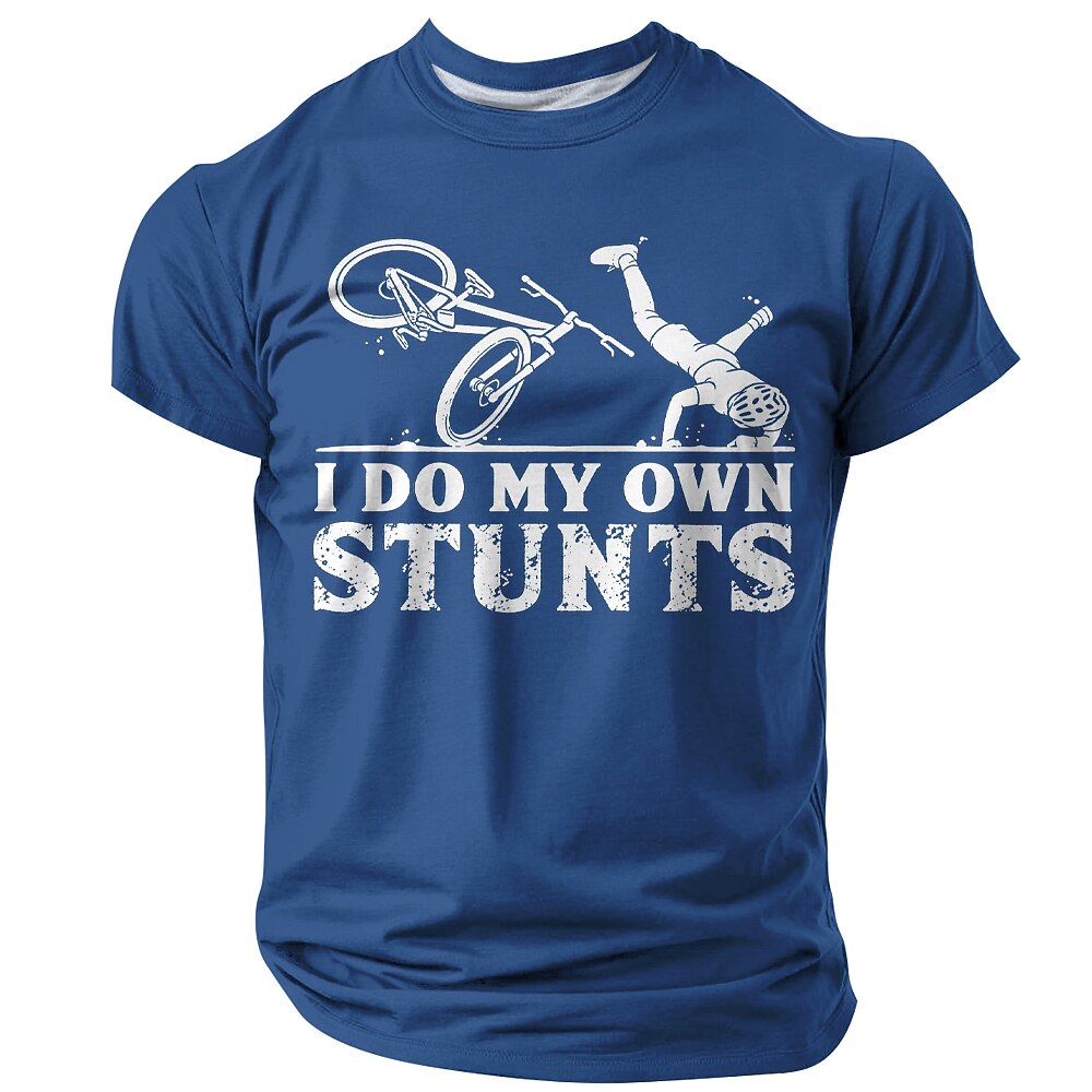 Old Man Road Rider Funny 3D Graphic Print Tee