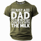 Milk Run Dad  Classic Humor Graphic Shirt