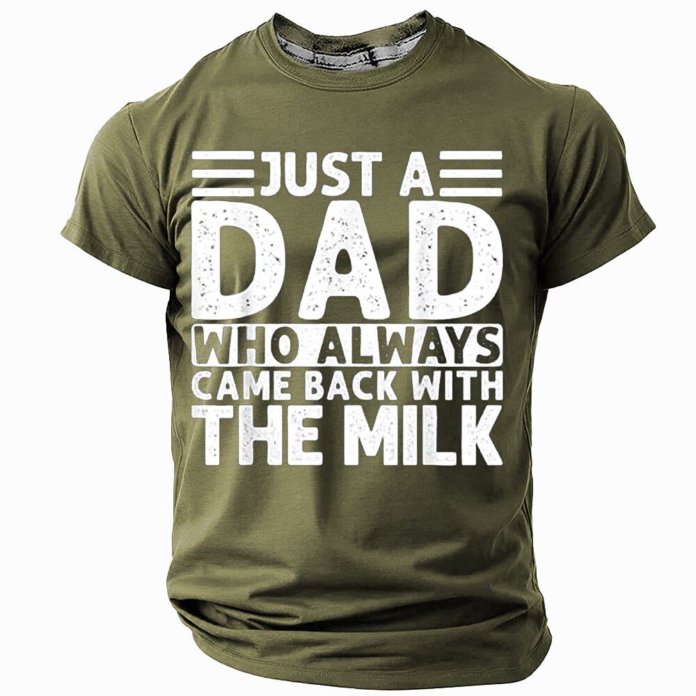 Milk Run Dad  Classic Humor Graphic Shirt