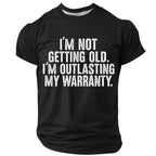 Funny Aging Humor Age Quote Print Tee Shirt