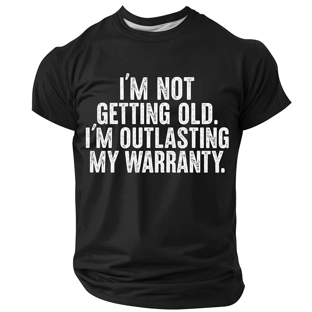 Funny Aging Humor Age Quote Print Tee Shirt
