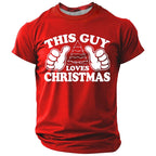 Funny Santa Claus Christmas Holiday Graphic Short Sleeve Tee