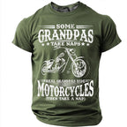 Real Grandpas Ride Choppers Graphic Shirt