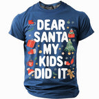 Dear Santa My Kids Did It Funny Christmas Tee