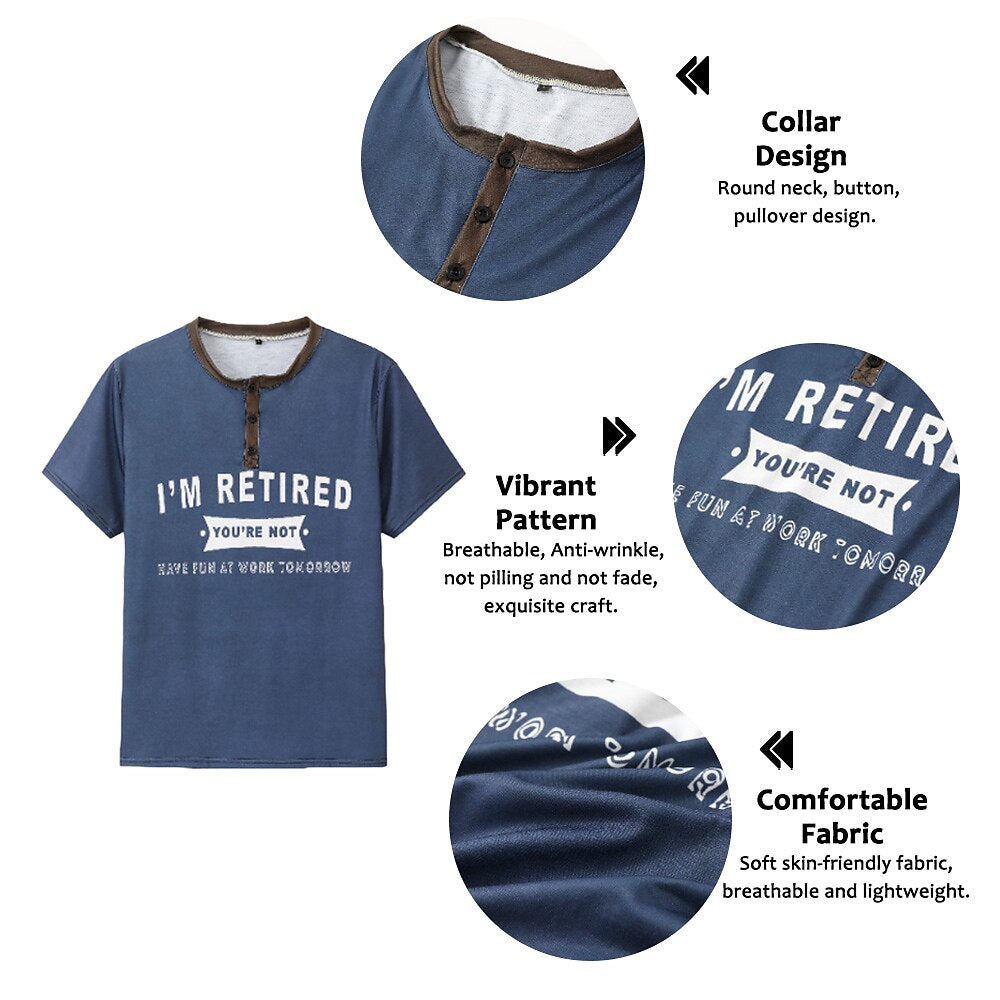 Im Retired Youre Not Have Fun At Work Henley Shirt