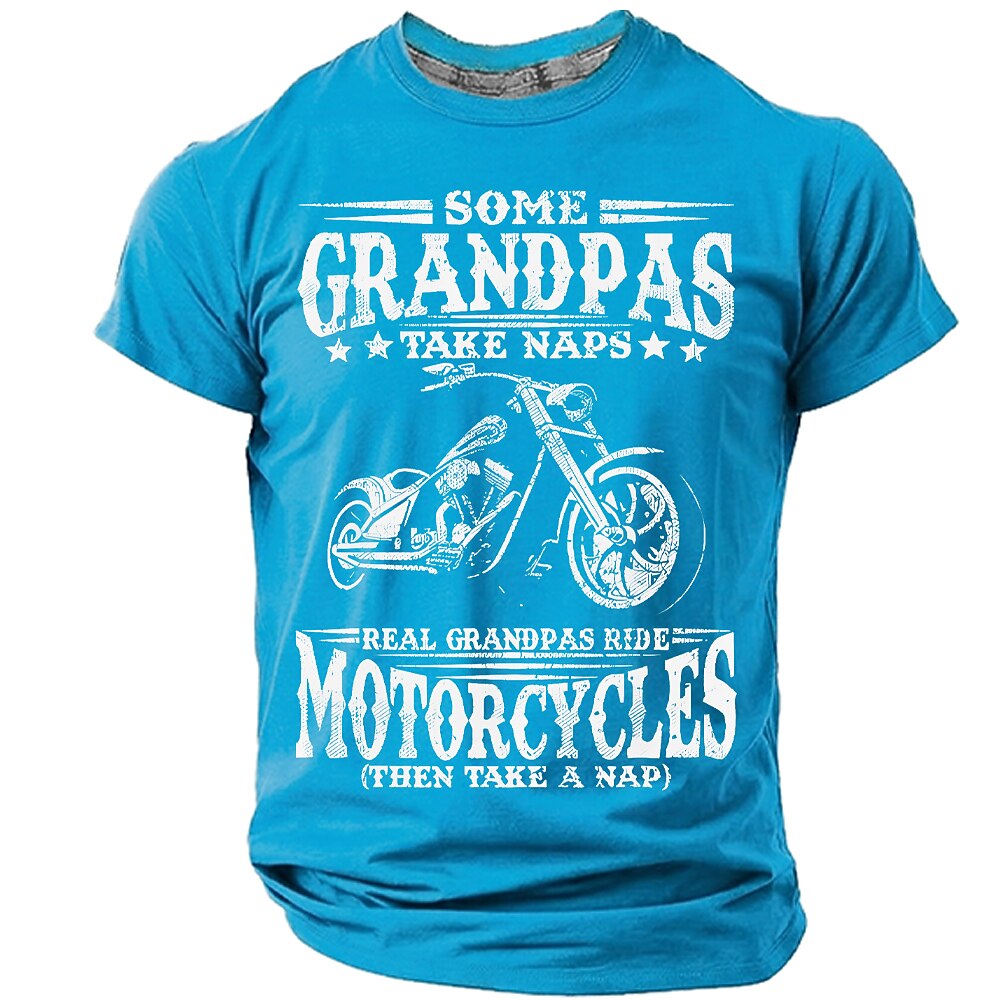 Real Grandpas Ride Choppers Graphic Shirt