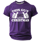 Funny Santa Claus Christmas Holiday Graphic Short Sleeve Tee