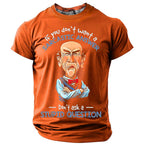 Sarcastic Answer Stupid Questions Funny Humor Graphic Casual Tee