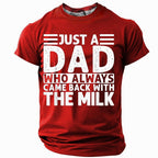 Milk Run Dad  Classic Humor Graphic Shirt
