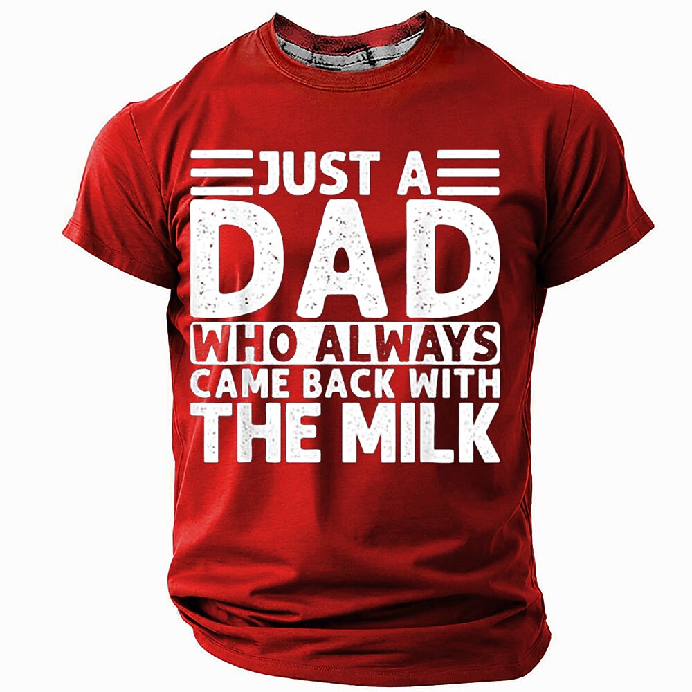Milk Run Dad  Classic Humor Graphic Shirt